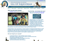 Desktop Screenshot of legupequestrian.com